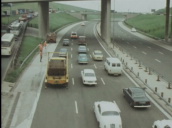 Traffic moves along Spaghetti Junction on day of opening&sbquo;  Birmingham; 24 May 1972