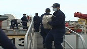 Coast guard officers offload cocaine haul from Cutter Mohawk ship&sbquo;  Key West&sbquo; Florida