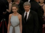 Calista Flockhart and Harrison Ford on red carpet at Oscars&sbquo;  Los Angeles; 24 February 2008