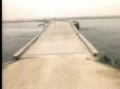 Dike Bridge&sbquo;  Chappaquiddick where Senator Ted Kennedy lost control of his car resulting in death of Mary Jo Kopechne; 31 Jul 1969