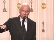 Alan Arkin talks about working with van and Abigail Breslin in Little Miss Sunshine at 79th Annual Academy Awards&sbquo;  Los Angeles; 25 February 2007