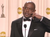 Forest Whitaker talks about screening The Last King of Scotland in Uganda at 79th Annual Academy Awards&sbquo;  Los Angeles; 25 February 2007