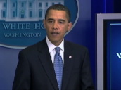 President Barack Obama clarifies his decision to nominate Sonia Sotomayor as new Supreme Court Justice judge during press conference at White House&sbquo;  Washington D.C.; May 2009