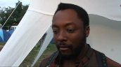 Will.i.am talks about dedicating Black Eyed Peas performance to Michael Jackson following his sudden death&sbquo;  Glastonbury; 26 June 2009