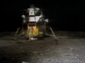 Apollo Lunar Module 5 successfully lands on moon after two failed missions; 20 July 1969