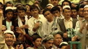 Large crowd of Afghan men listen gather to listen to campaign speech of presidential candidate Dr. Abdullah Abdullah ahead of elections&sbquo;  Afghanistan; 16 August 2009