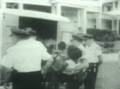 African-American woman being carried and put into police van&sbquo;  Albany; Aug 62
